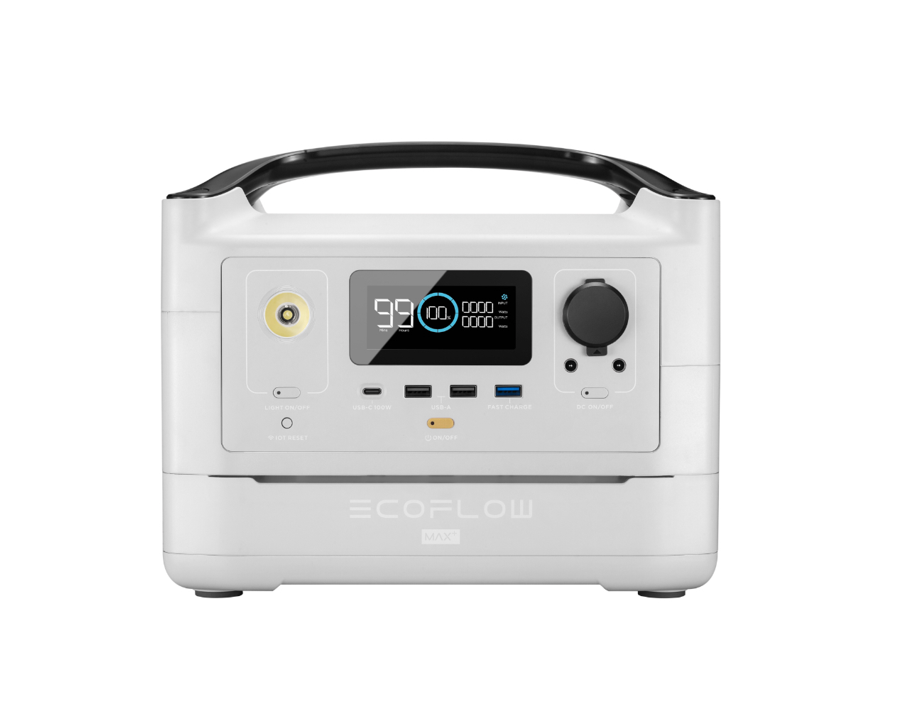 EcoFlow - River Max Plus 720Wh Portable Power Station Extra Battery