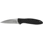 Kershaw - Leek - Carbon Fiber/Stonewash SpeedSafe Assisted Opening Pocket Knife